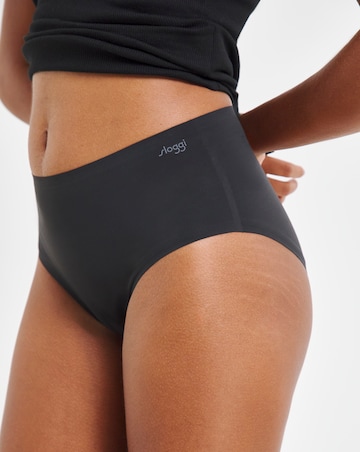 Sloggi 2Pack Zero One Midi Knickers Black