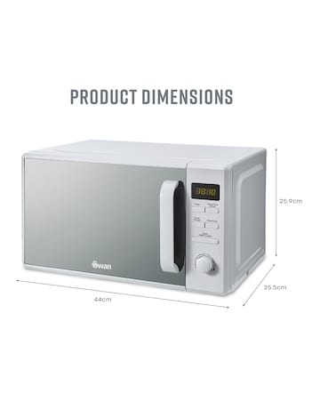 Swan SM4421WHT 20L White Digital Microwave