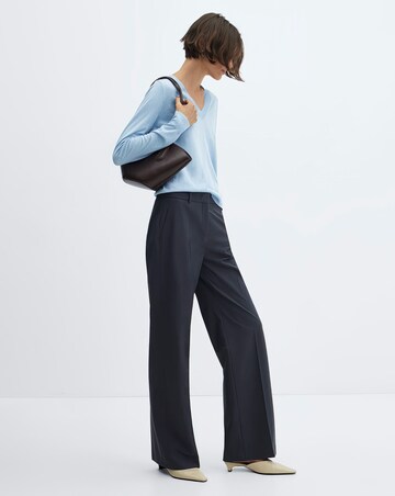 Mango V Neck Lightweight Sweater