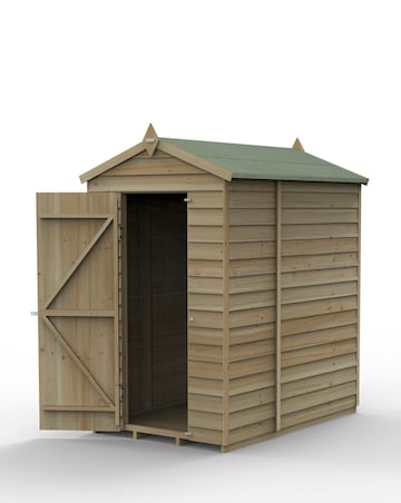 4LIFE Apex Shed 4x6 - Single Door - No Windows (Home Delivery)