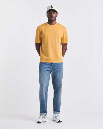 Union Garment Dyed T-Shirt- Mustard