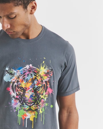 Joe Browns Paint Splat Tiger Roar Long