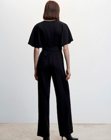 Mango Buttoned Long Jumpsuit
