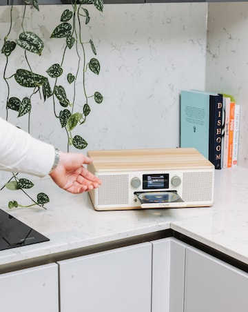 Pure Classic C D6 CD Player & Digital Radio White/Oak