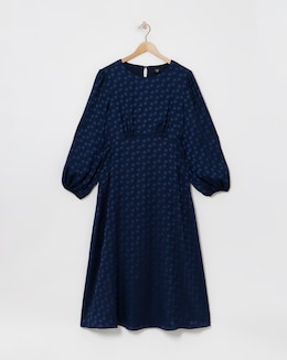Joanna Hope Jacquard Spot Maxi Dress