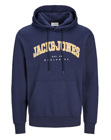 Jack & Jones Caleb Varsity Hoodie - Navy