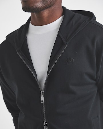 Union Full Zip Hoodie-Black