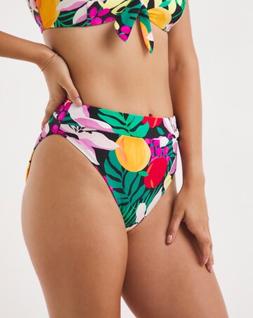 Fruit Mix and Match High Leg Reversible Bikini Bottoms