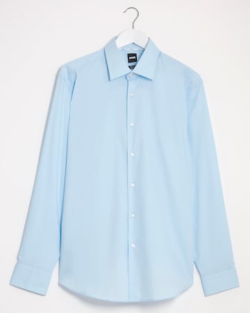 BOSS Blue Long Sleeve Formal Shirt