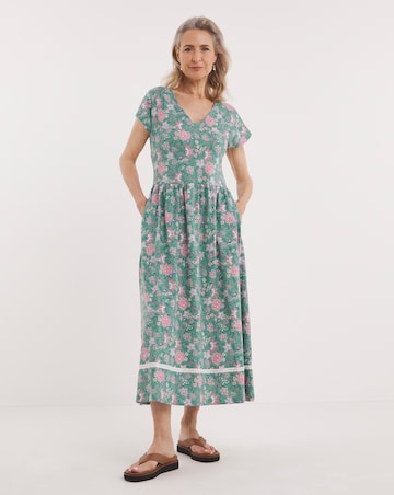 Julipa V Neck Jersey Dress