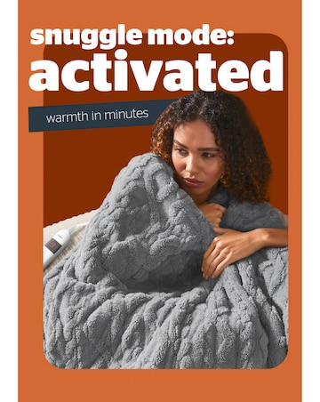 Silentight Luxury Super Cosy Heated Throw - Grey