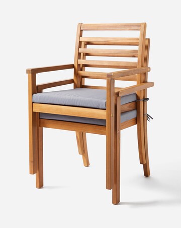 Harley 5 Piece Wooden Dining Set with Cushions