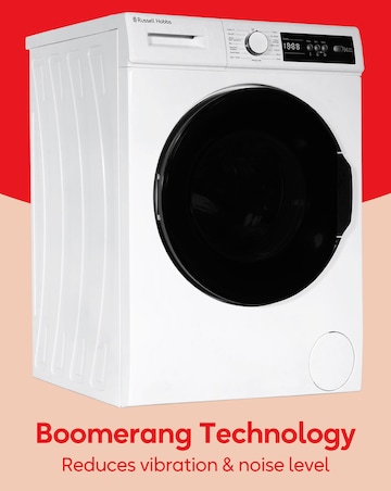 Russell Hobbs RH814W111W, 8Kg, 1400rpm, Washing Machine - White