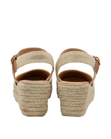 Lotus Bianka Closed Toe Espadrille Wedge