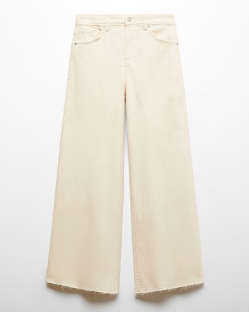 Mango Mid Rise Coulotte Jeans