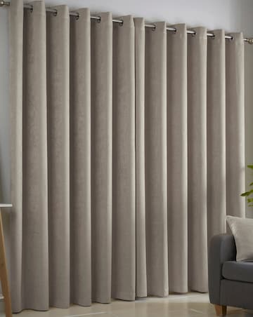 Fusion Strata Light Filtering Eyelet Curtains