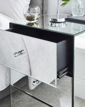 Broadway Mirrored Side Table