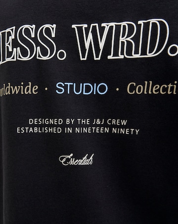 Jack & Jones Urban Edge Back Graphic T-Shirt - Black