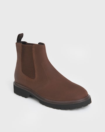 Leather Chelsea Boot Wide