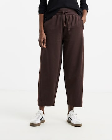 Barrel Leg Jersey Trouser