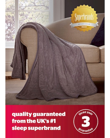 Silentnight Luxury Heated Throw