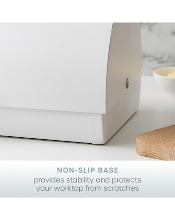 Swan Serenity Bread Bin White