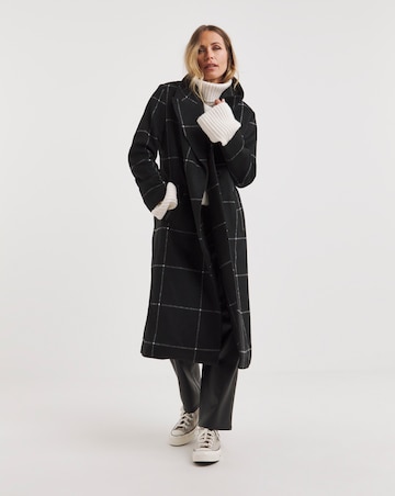 Anthology Black Check Coat