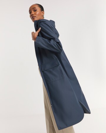 Longline Coated Raincoat