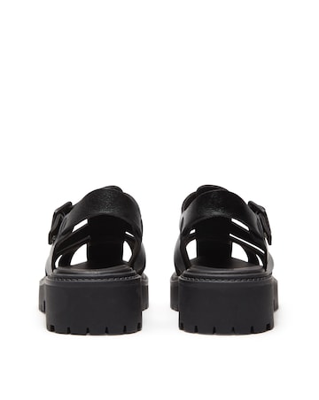 Timberland Stone Street Fisherman Black Full Grain Sandals