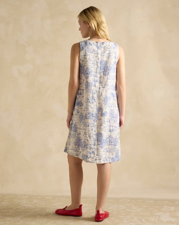 Joules Delphine Linen Shift Dress