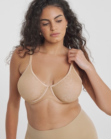 MAGISCULPT Smooth & Sculpt Moulded Lace Full Cup Bra (B-F) Almond