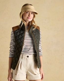 Joules Braemar Luxe Showerproof Quilted Coat