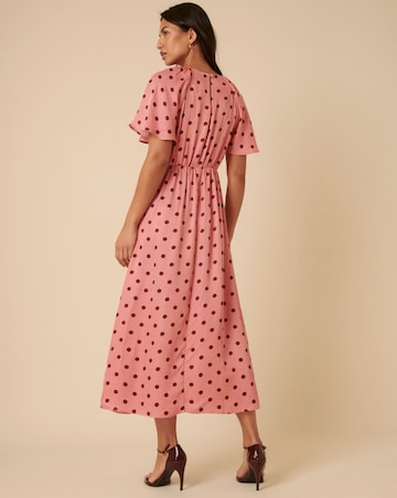 Nobody's Child Maderia Spot Midi Dress