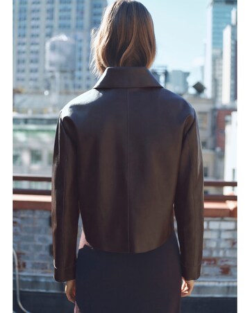 Mango Sabina Faux Leather Jacket