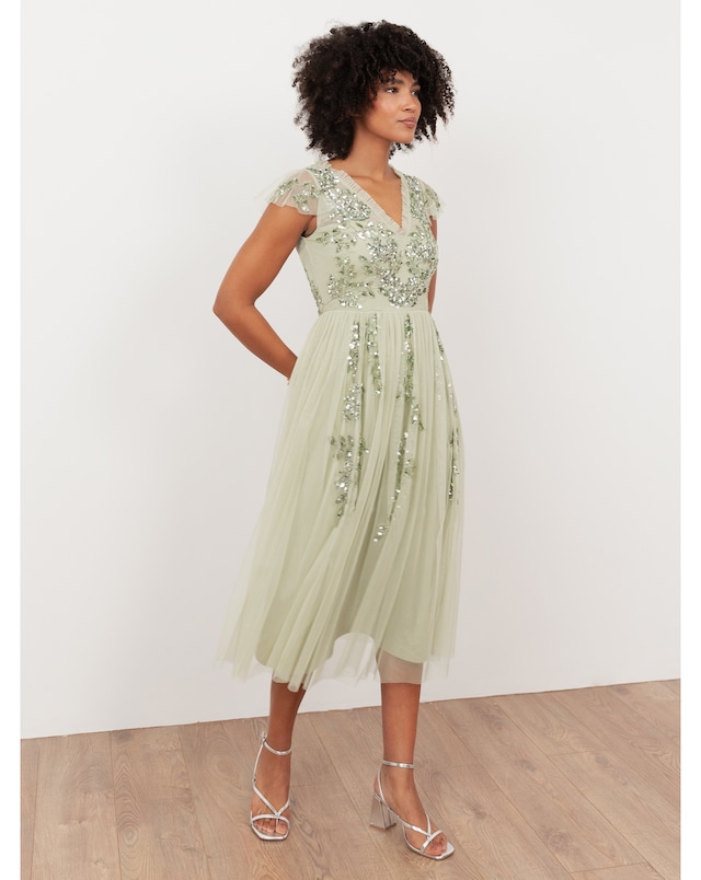 Maya Deluxe Embellished Dress