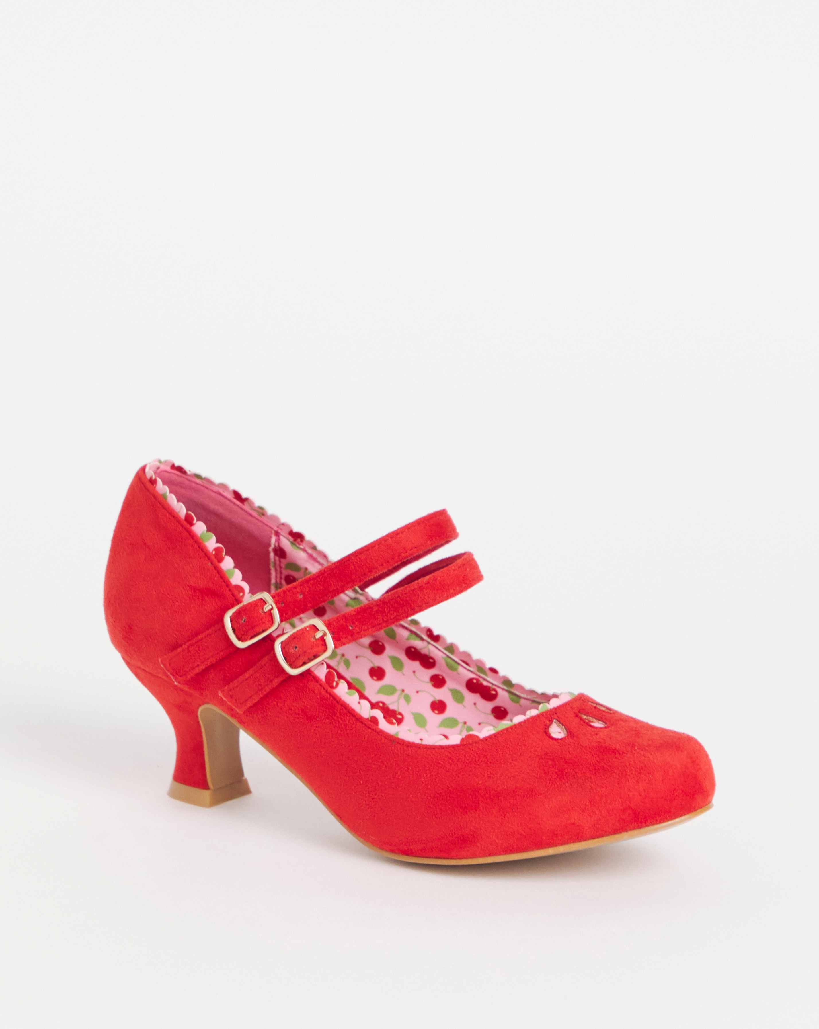Joe Browns Red Cherry Mary Jane -Wide Fit (E) | JD Williams