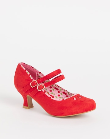 Joe Browns Red Cherry Mary Jane -Extra Wide Fit (EEE)