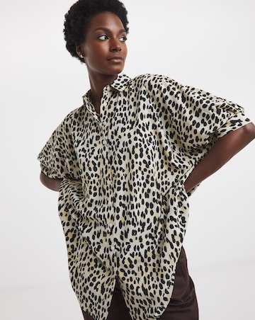 Printed Oversized Blouse