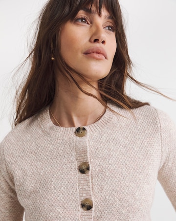 Blush Short Sleeve Cardigan