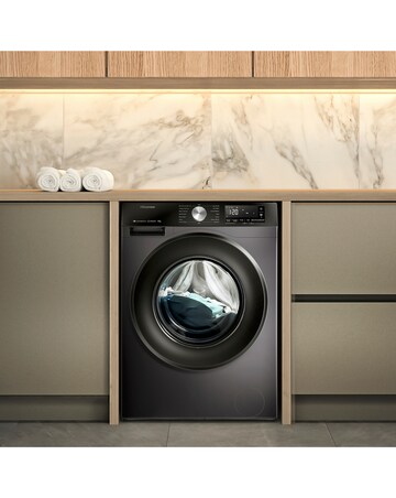 Hisense 3S Series WF3S8043BB3 WiFi-enabled 8kg 1400 Spin Washing Machine - Black