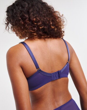 Ann Summers Sexy Lace Planet Plunge Bra Dk Blue