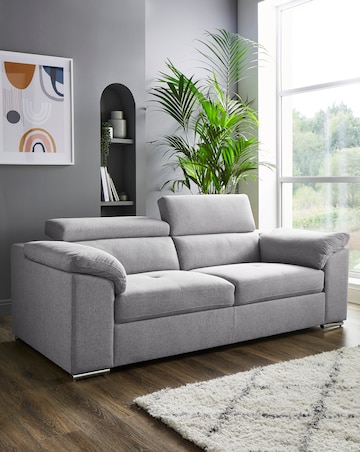Ripley 3 Seater Sofa with Adjustable Headrest