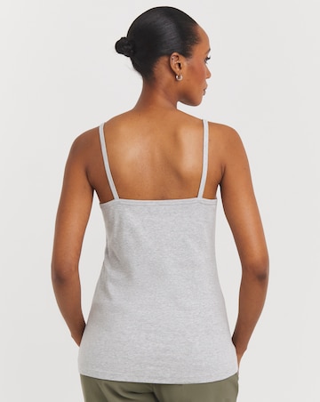 Green Grey & Navy 3 Pack Cami Vest