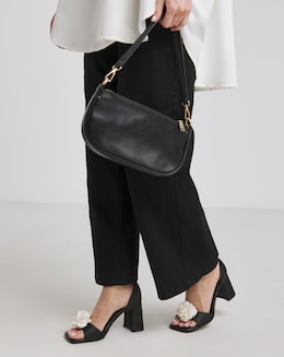 Joanna Hope Darling Corsage Trim Heeled Sandals - Wide Fit (E)