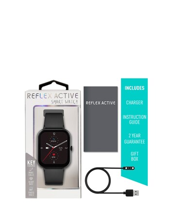 Reflex Active Series 23 Calling Smart Watch - Black