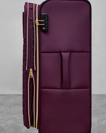 Rock Sloane Medium Suitcase - Purple