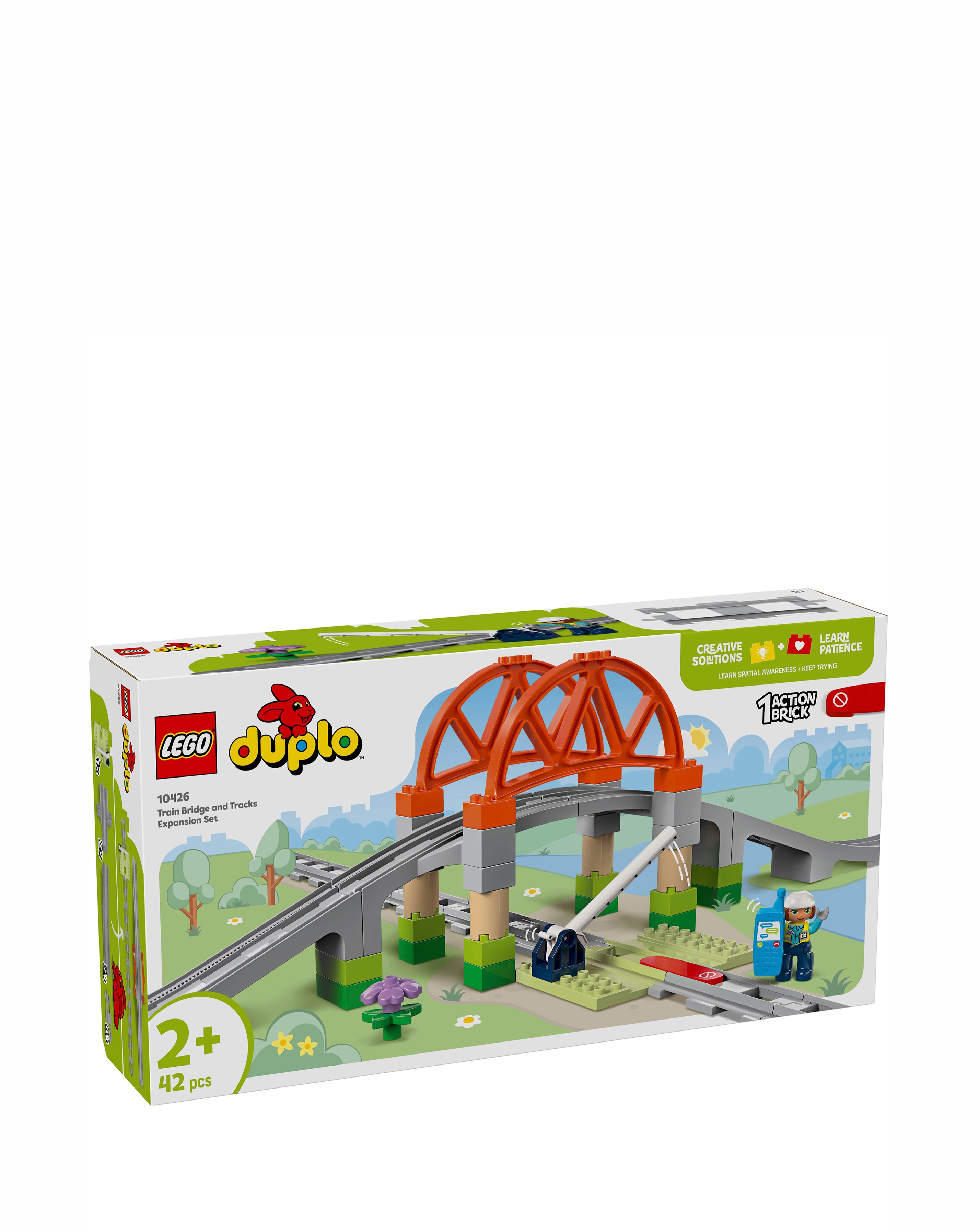 LEGO DUPLO Train Bridge and Tracks Expansion Set Toy 10426 | JD