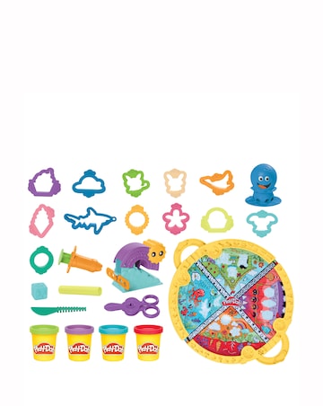 Play-Doh Fold & Go Playmat Starter Set with 19 Accessories