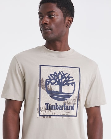Timberland Tree Graphic T-Shirt - Natural