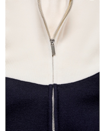 Mango Latas Contrast Collar Sweater